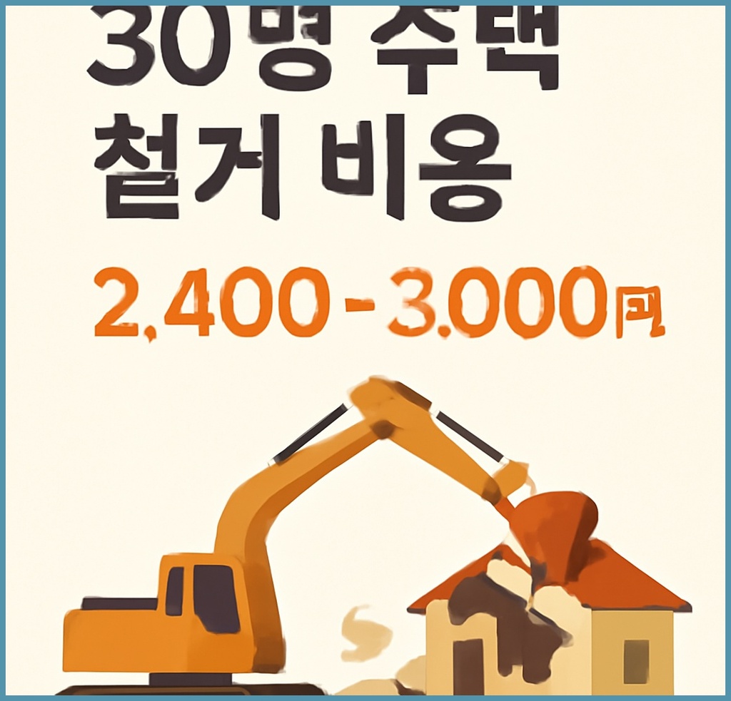 30평주택철거비용, 정확한 예산 계획과 합리적 견적 산출을 위한 필수 정보 관련 이미지 1